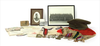 Lot 154 - A small collection of memorabilia relating to the Burma Campaign in WWll