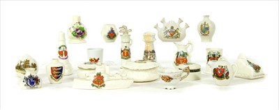 Lot 182 - Fifty items of crested ware