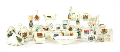 Lot 182 - Fifty items of crested ware