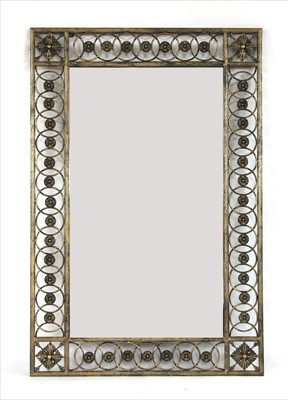 Lot 495 - A large renaissance revival style wall mirror