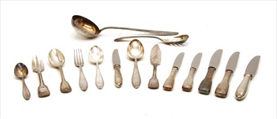 Lot 117 - A quantity of Christofle silver plated flatware