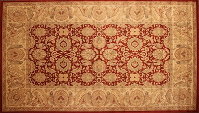 Lot 424 - An eastern wool carpet