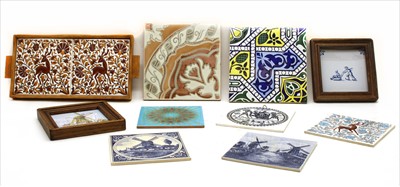 Lot 275 - A collection of tiles