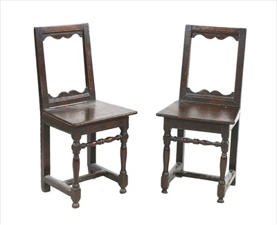 Lot 869 - Two back stools