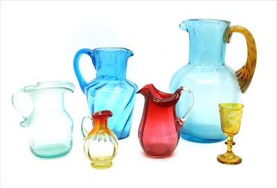 Lot 227 - A collection of coloured glass