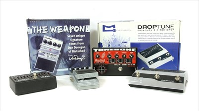 Lot 584 - A group of four guitar effects pedals