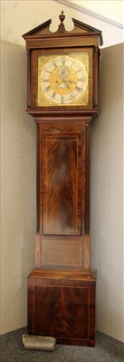 Lot 409 - A 19th century mahogany longcase clock