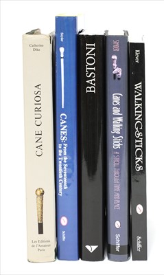 Lot 197 - Five books on walking sticks