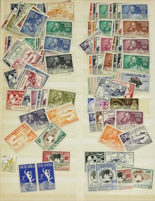 Lot 156 - A mint set of 1949 KG VI UPU stamps