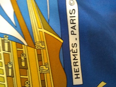 Lot 1117 - Two vintage Hermès scarves