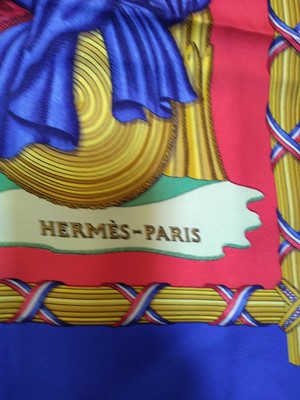 Lot 1124 - Three Hermès scarves