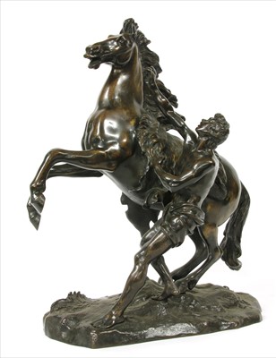 Lot 229A - A bronze Marly horse