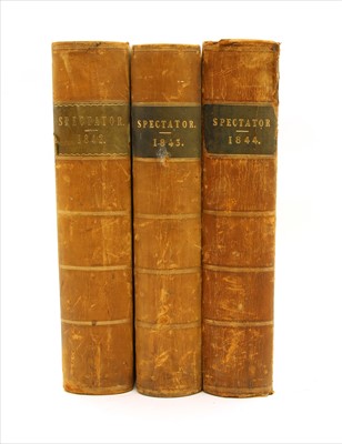Lot 325 - Three bound volumes of The Spectator