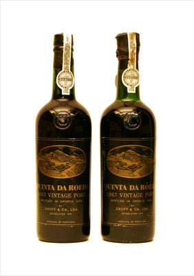 Lot 48 - Quinta da Roeda, Vintage Port, 1967, two bottles