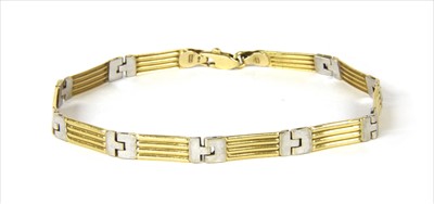 Lot 71 - A gold bracelet