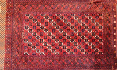 Lot 360 - A red ground Bokhara rug