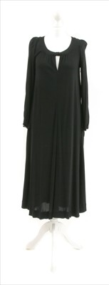 Lot 1058 - A Jean Muir black caftan dress