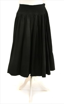 Lot 1059 - A Jean Muir black coat dress