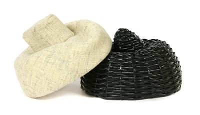 Lot 1133 - A Graham Smith cream hat and two Dior hats