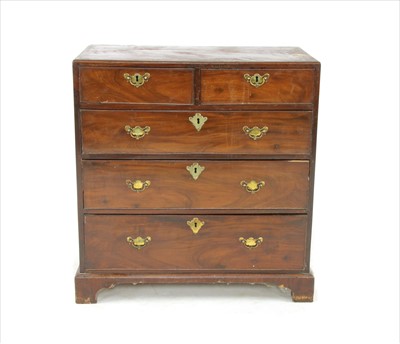 Lot 456A - A George III mahogany and line inlaid chest
