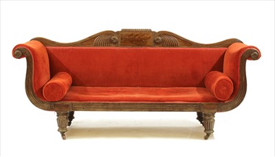 Lot 413 - A Regency mahogany sofa