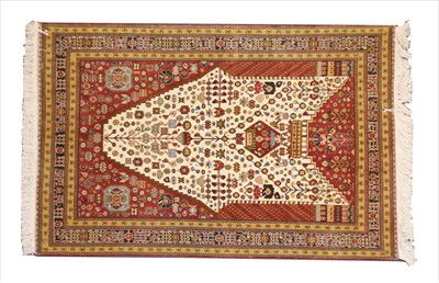 Lot 928 - A Persian Qashqai prayer rug