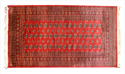 Lot 698 - A Bokhara design rug