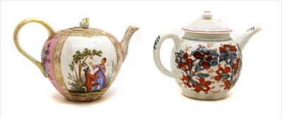 Lot 167 - Two porcelain teapots