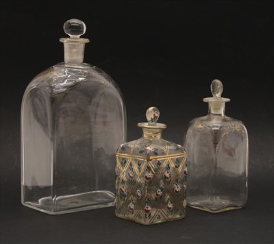 Lot 174 - Glassware including two tankards with signs of the Zodiac