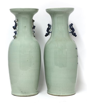 Lot 23 - Two Chinese blue and white vases