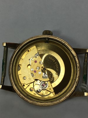Lot 185 - A ladies' 9ct gold Rolex mechanical strap watch