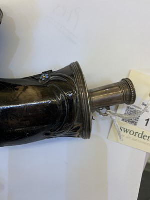 Lot 170 - A fine Austrian carved wood end pipe