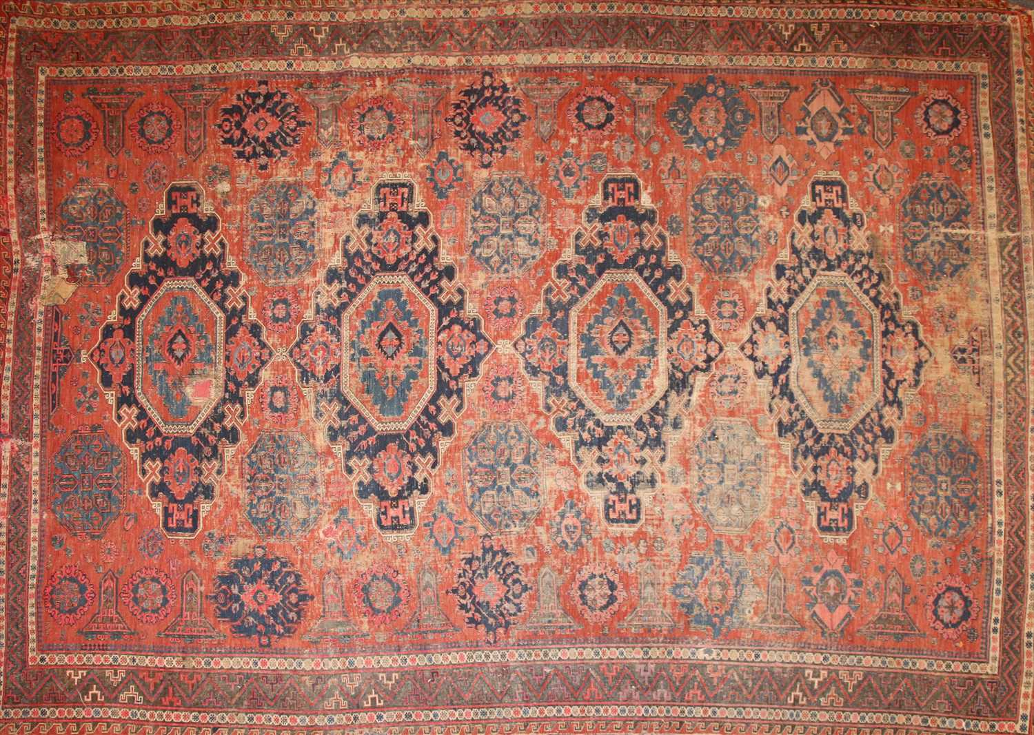 Lot 455 - A hand knotted Persian rug