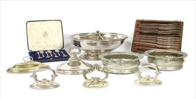 Lot 305 - A collection of silver plated wares