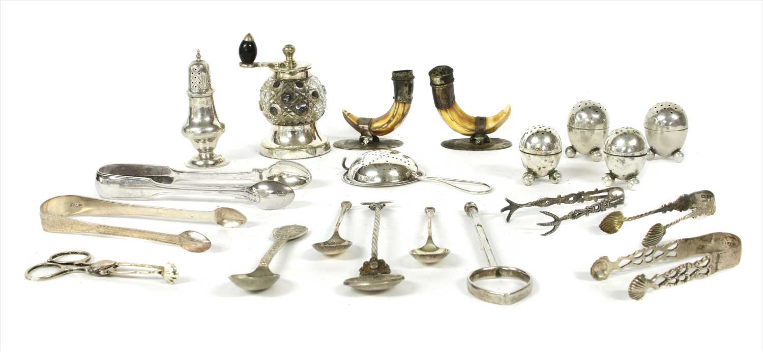 Lot 66 - A collection of silver