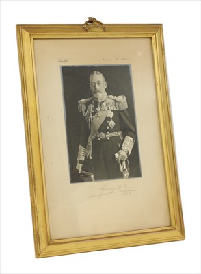Lot 218A - A photographic portrait of George V