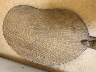 Lot 273 - A Robert 'Mouseman' Thompson oak cheeseboard