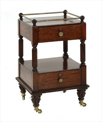 Lot 504 - A 19th Century mahogany night stand