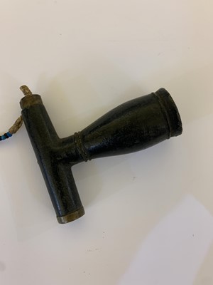 Lot 181 - A Greenland polished stone pipe