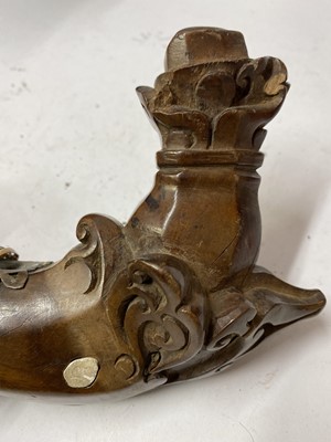 Lot 10 - A club form wood pipe