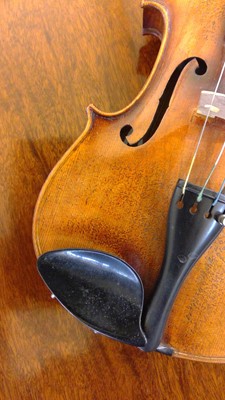 Lot 177 - A full-sized German violin by Wolff Brothers