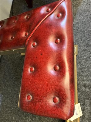 Lot 646 - A brass club fender
