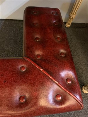 Lot 646 - A brass club fender