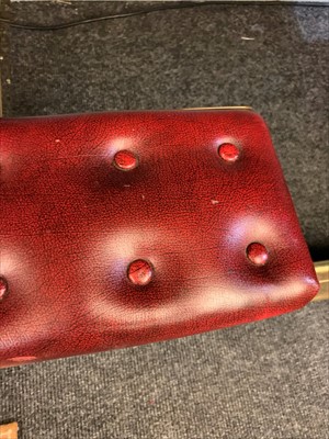 Lot 646 - A brass club fender