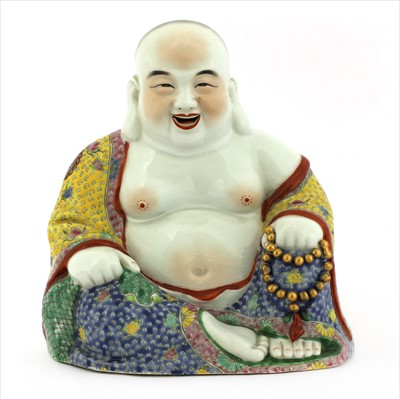 Lot 189 - A Chinese famille rose Budai