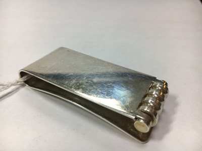 Lot 211 - A sterling silver money clip by Tiffany & Co.