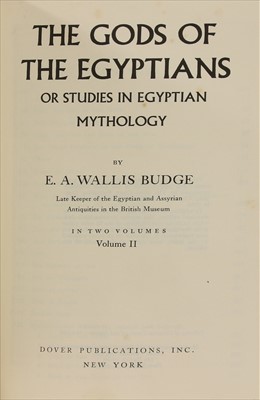 Lot 288 - EGYPTOLOGY: BUDGE, E.A. W