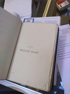 Lot 18 - BLAKE, William: GILCHRIST, A: The Life of William Blake