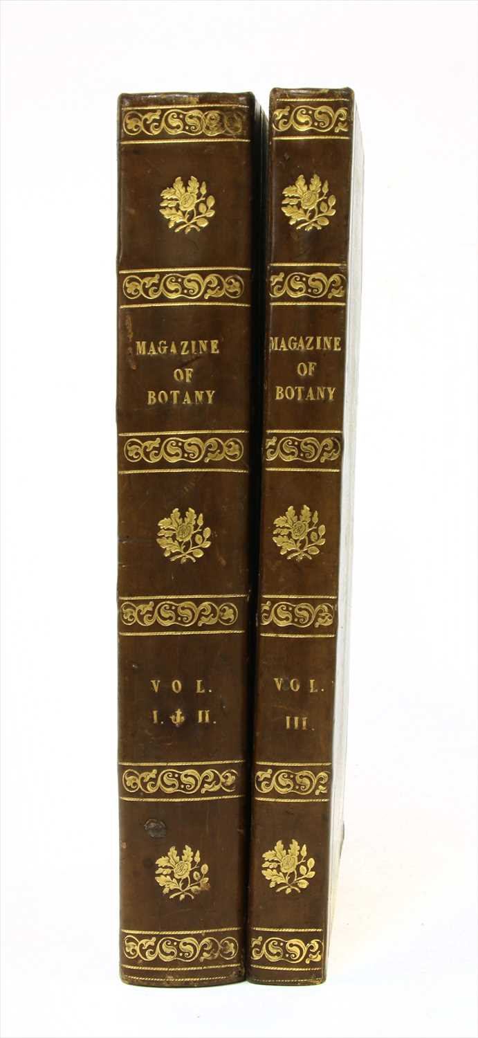 Lot 298 - Rennie, James & James Burnett (Editors): The Magazine of Botany and Gardening, British and Foreign.