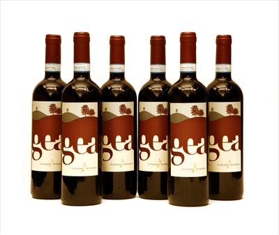 Lot 123 - Il Paradiso di Frassina, Gea, Rosso di Montalcino, 2012, six bottles (boxed)